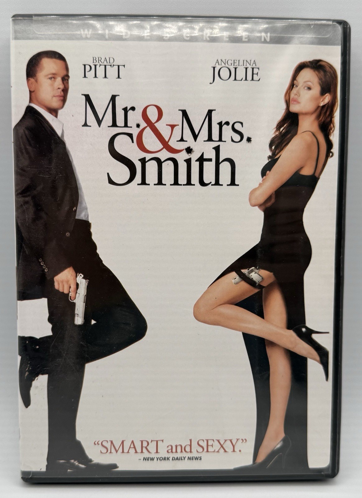 Mr. & Mrs. Smith DVD Widescreen Brad Pitt Angelina Jolie 2005
