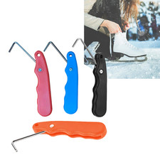 Stainless Steel Foldable Ice Skate Lace Tightener for All Footwear Types