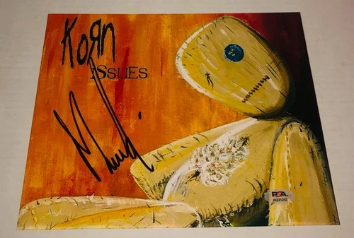 James Shaffer Munky Korn Guitarist Vocalist Issues Signed 8x10 Photo PSA RARE