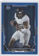 2015 Bowman Rookies Blue Rainbow Foil 249/499 Cody Prewitt #39 0a7