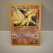 Blaine's Ninetales 21/132 Gym Challenge Pokemon TCG on eBay