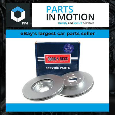 2x Brake Discs Pair Vented fits KIA RIO Mk3 1.4D Front 11 to 17 D4FC 256mm Set