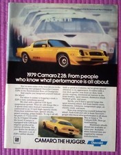 1979 Chevrolet Camaro Z28 Print Ad