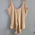 Women’s Beige Stretch Shapewear Bodysuit One Piece, Solid, Adjustable Straps XL — photo 7