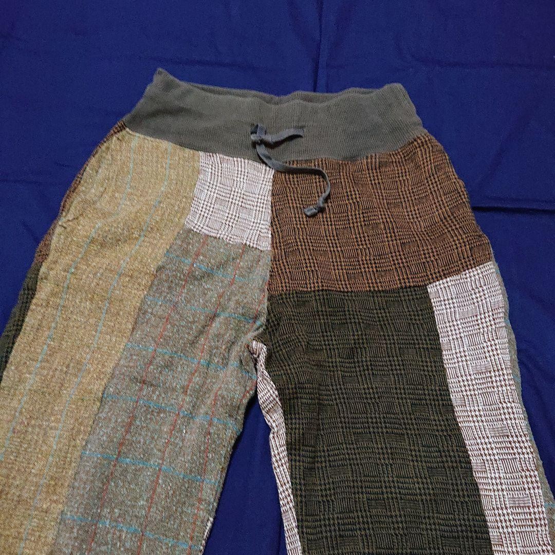 KAPITAL BORO Patchwork Pants Size M - image 2