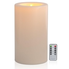 11" x 6" Extra Large Waterproof Outdoor Flameless Candles with Remote Battery...