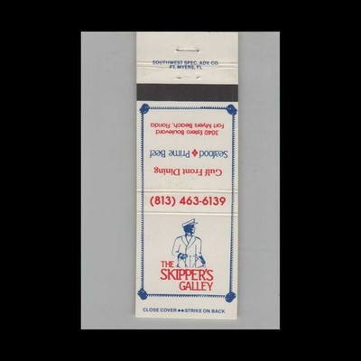 Matchbook Cover The Skipper's Galley Fort Myers, FL
