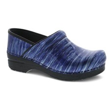 Dansko Women  s Professional Slip-On Clogs Blue Water Patent 9.5-10 M US