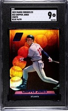 2023 Panini Chronicles Zenith #22 Chipper Jones BLUE /99 SGC 9 MINT