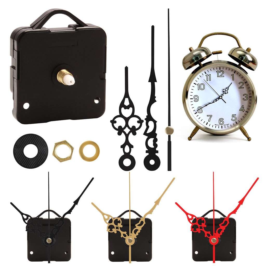 Wall Clock Movement Mechanism Battery Operated DIY Repair Replacement Parts Kit