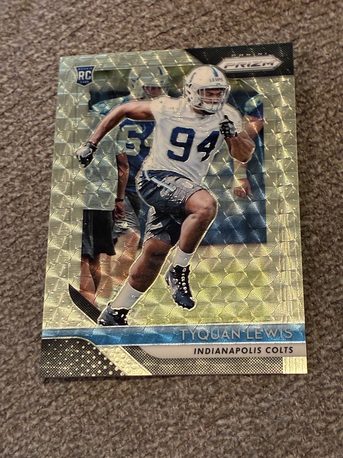 Tyquan Lewis Panini Prizm #261 Gold Vinyl