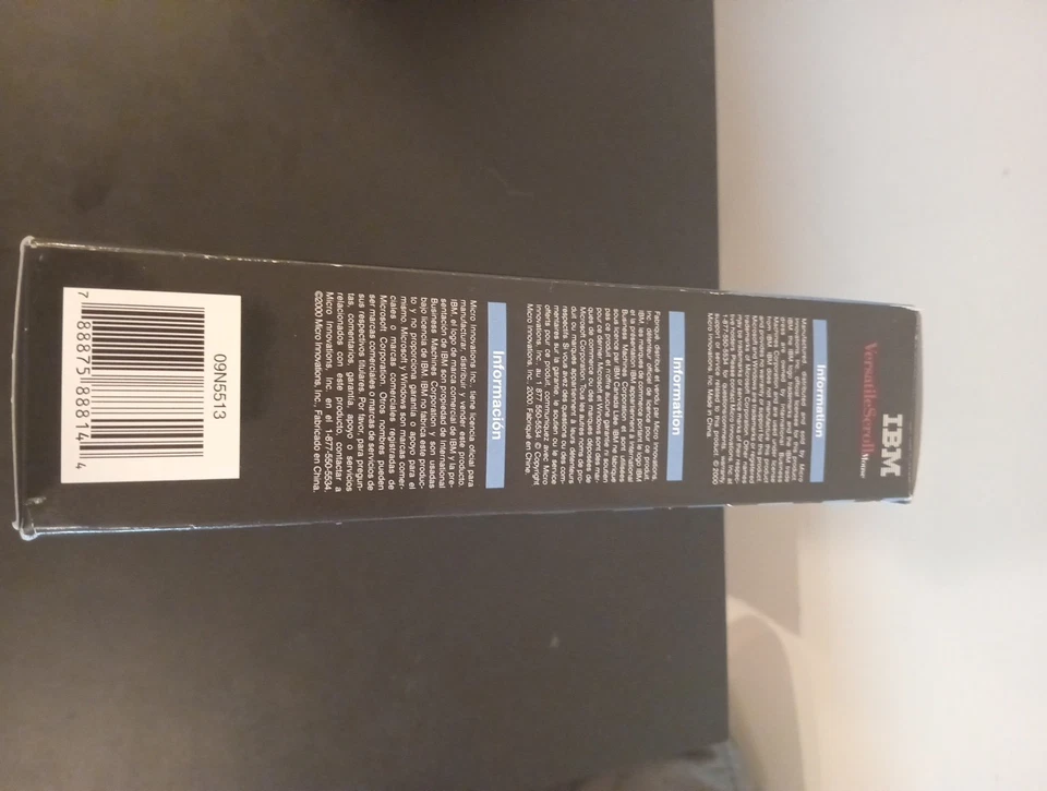 Rare Vintage IBM 6 Button PS/2 MO02W Trackball Versatile Scroll Mouse - Image 4 of 4