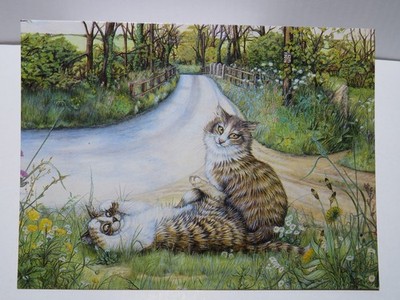 ATHENE POSTKARTE - DIE MAIKÖNIGIN - ZOES KATZEN - NR 9330