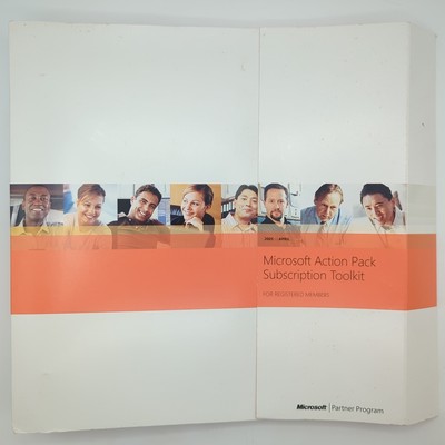 2005 Microsoft Action Pack Subscription Kit Member w/ CDs Incomplete - CS10