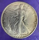 1944 D Walking Liberty Half Dollar United States Silver Coin