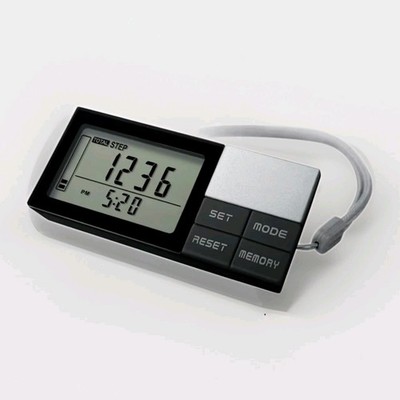 U-Trak 3D Pedometer Step Counter w/ Lanyard 7 Day Memory Calories