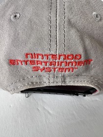 Nintendo NES Game Controller Snapback Hat Cap Gray Adjustable 