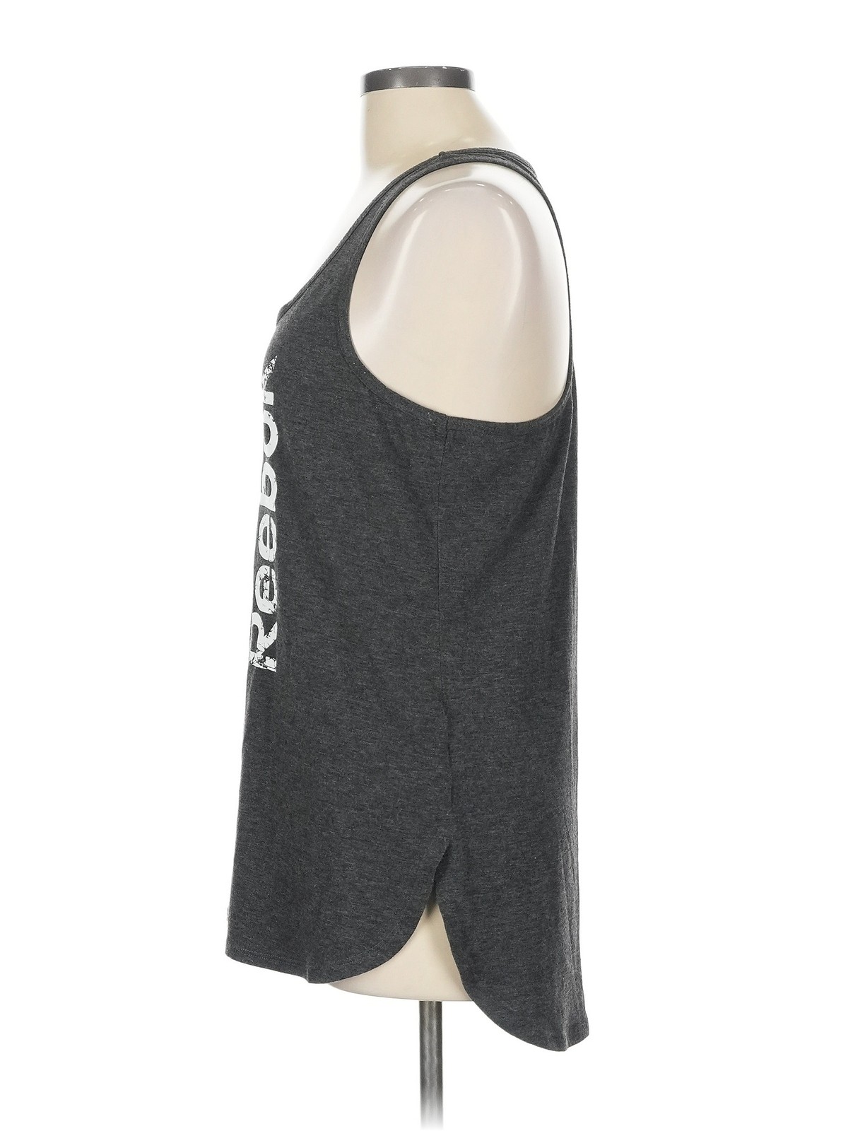Reebok Women Gray Tank Top L thumbnail 4