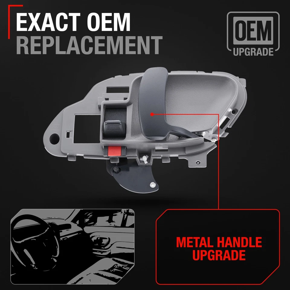 Manija de puerta interior, lado del pasajero para Chevrolet GMC C&K 1500, 2500, 3500 Foto 2 de 4