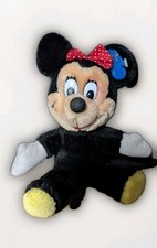 Vtg 8" Minnie Mouse Walt Disney Productns Plush Stuffed Animal Korea W/Ear Tag
