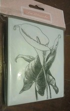 großer Silikon Stempel  Blume Calla, von  La Blanche/ QVC 