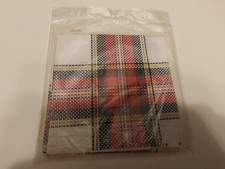Charles Craft Hopscotch Tartan Plaid 14Ct Aida Cloth 15"x15" Cross Stitch Fabric