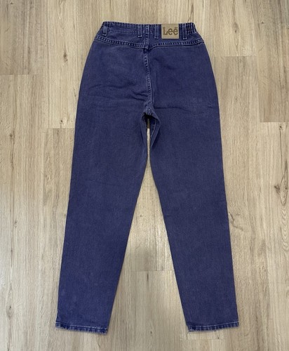Vintage Purple High Waist Jeans Women's Size 8 Western Medium 100% Cotton Lee , Size 8, $25 - Photo 2