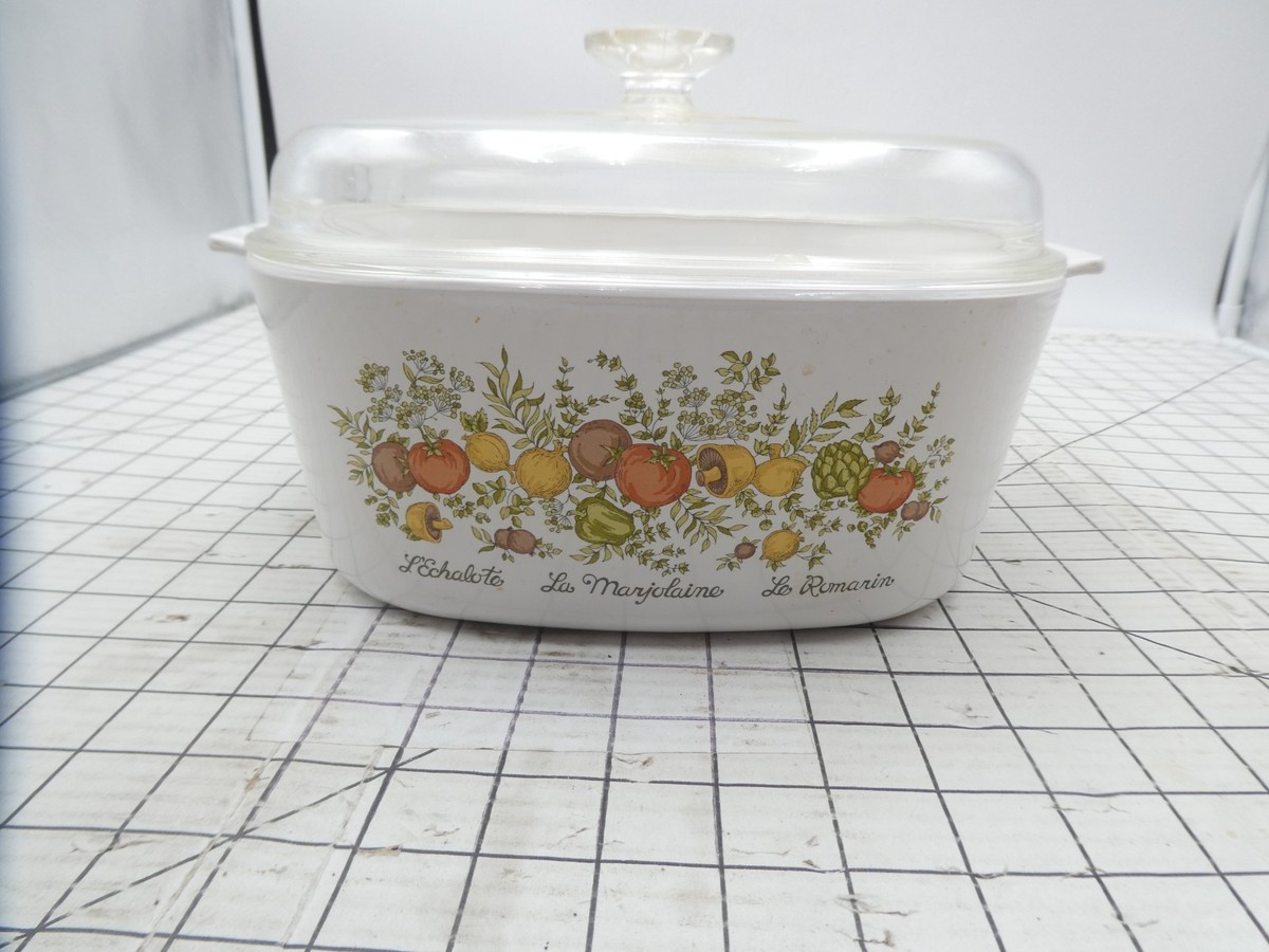 Baking Dish Corning Ware Spice Of Life Quart Vintage Corning Ware