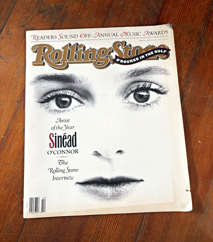 Rolling Stone March 1991 Sinéad O'Connor Cover Annual Music Awards Magazine