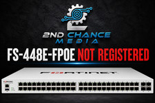 Fortinet FS-448E-FPOE 48-Port Gigabit PoE Managed Switch NOT REGISTERED