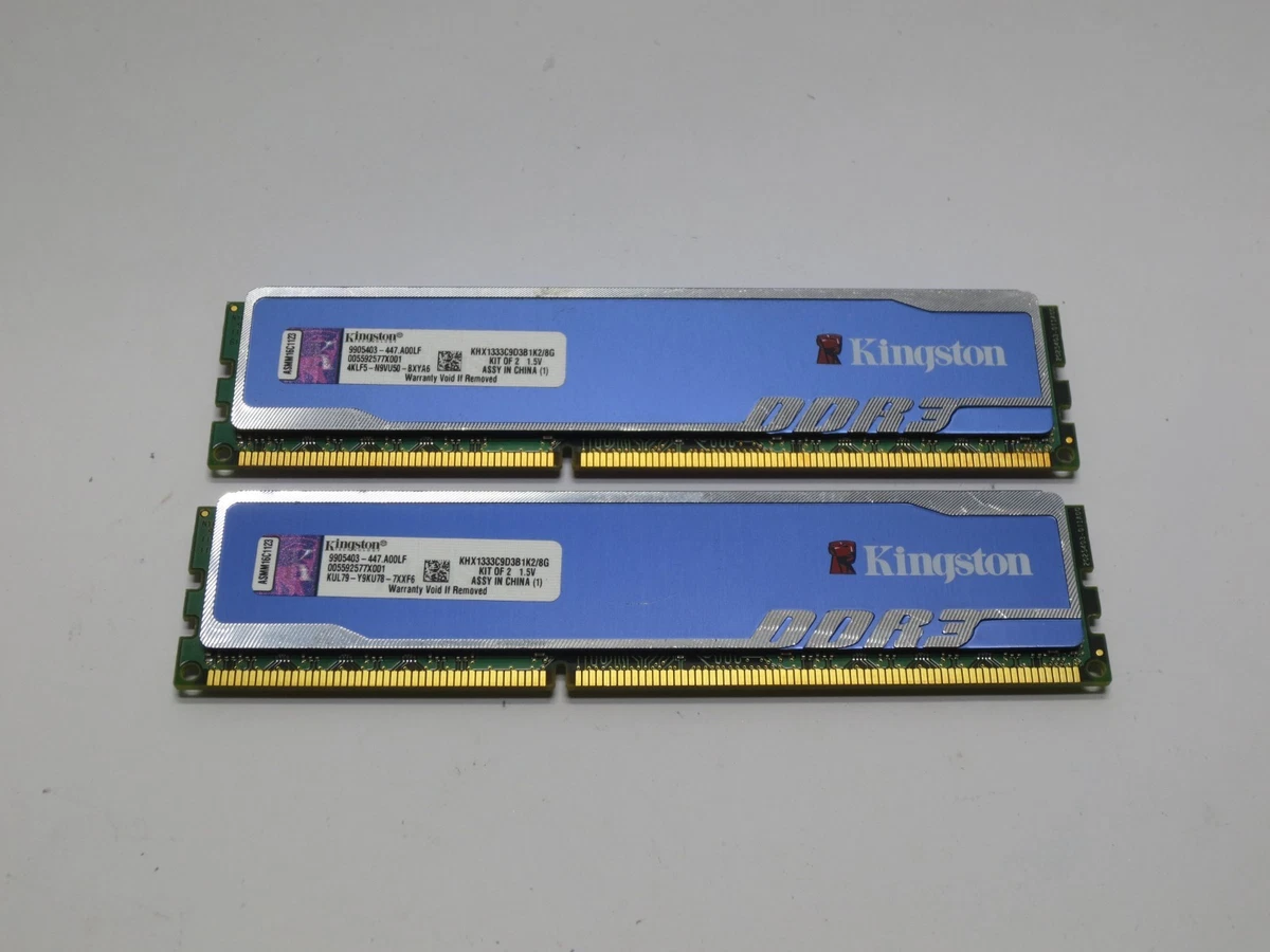 Kingston DDR3 SDRAM 4 GB Capacity per Module 240 Memory (RAM) for