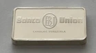 2 oz .925 SILVER BAR Banco Union, Caracas, Venezuela