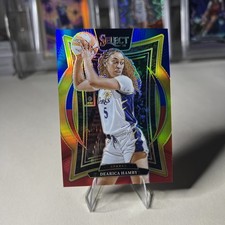 2025 WNBA Select Basketball Red And Blue Prizm Concourse /399 Dearica Hamby