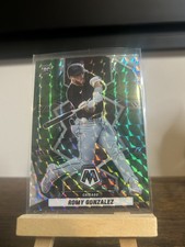 2022 Panini Mosaic - Rookies Romy Gonzalez #214 Green Mosaic Prizm (RC)