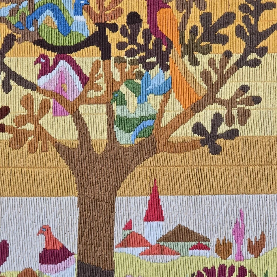 Tapisserie vintage DMC – Collection Nouvelle Tapisserie – arbre & oiseaux - 70's - Photo 3/4