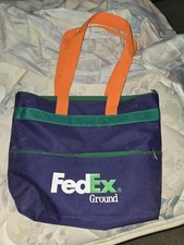Vintage Advertising Tote Bag Reuseable FedEx