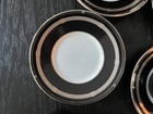 Christian Dior Gaudron Onyx - Platinum Trim 5 piece place settings (4 settings) — photo 10