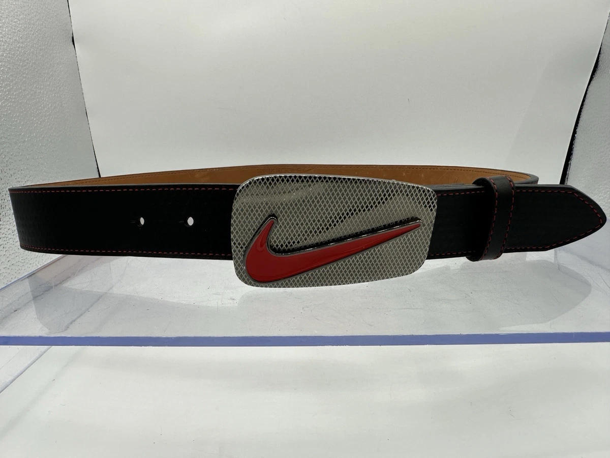 ナイキゴルフ　レザー　ベルト　ヴィンテージ　デッドストック nike swoosh belt products for sale | eBay