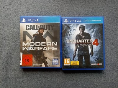 PS4 Spiele - Gebraucht (COD MW 18+) Call of Duty und Uncharted 4