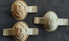 3 ANCIENS  MOULES  À CHOCOLAT MÉTAL COLOMBE   PÂQUES  CHOCOLATIER COLLECTION 