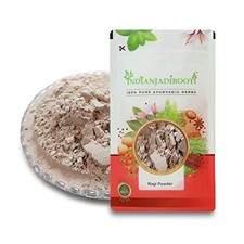 Farine de millet bio en poudre de ragi (Ragi) Superaliment ayurvédique...