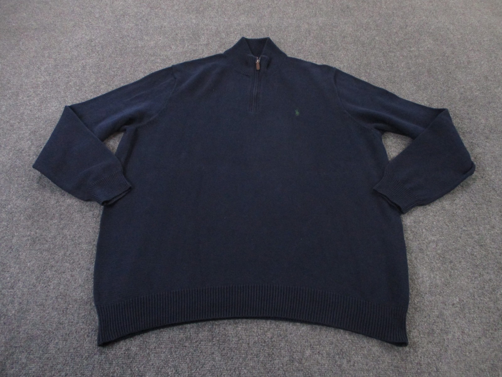 Polo Ralph Lauren Giacca Uomo 3XLT Blu Outdoor Maglione Escursionismo Pony Logo Pullover