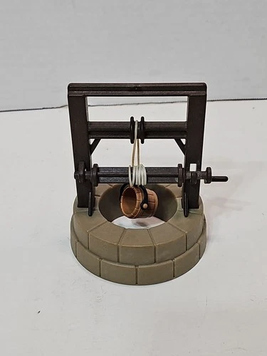 Playmobil Vintage 1977 Cowboy Western Water Well With Rope And Bucket