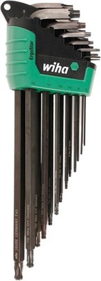 WIHA 36689 ErgoStar Torx Ball End and Standard One Size, Black Oxide Finish 