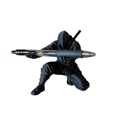 Ninja Warrior 3D Printed Pen Holder, Creative Desk Organizer Gift