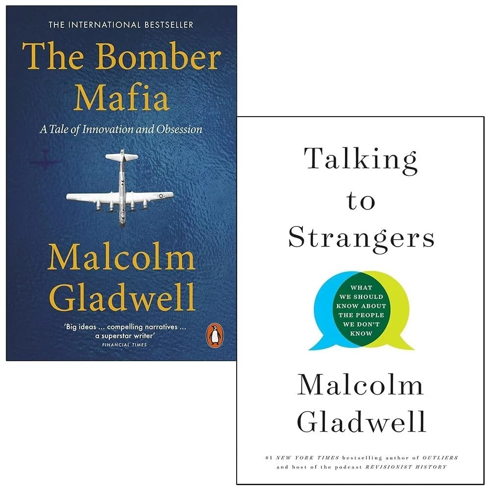 Malcolm Gladwell Collection 2 Books Set The Bomber Mafia ,Talking to Strangers