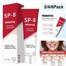 2/4/6/Pack Sp-8 Pasta Dental,Sp-8 Ultra Whitening,Sp-8 Probiotic Toothpaste 100g