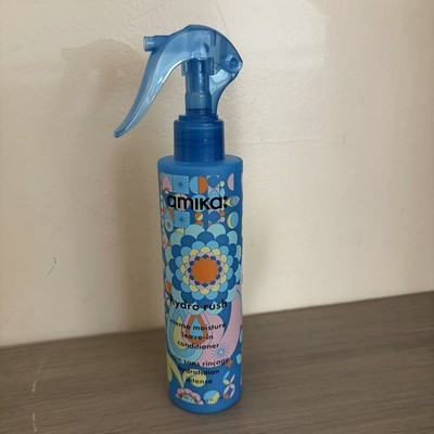 Amika Hydro Rush Intense Moisture Leave-In Conditioner - 6.7 oz / 200 ml New!