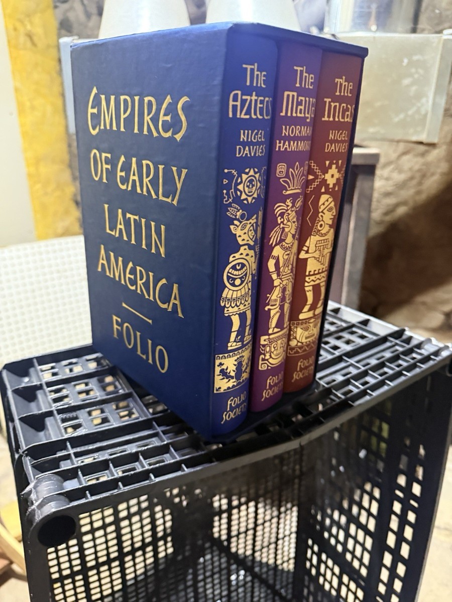 Folio Society EMPIRES OF EARLY LATIN AMERICA 3 Vol Incas, Aztecs