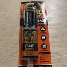 Gorilla Ultimate Epoxy Syringe: 0.85 fl. oz. Black 